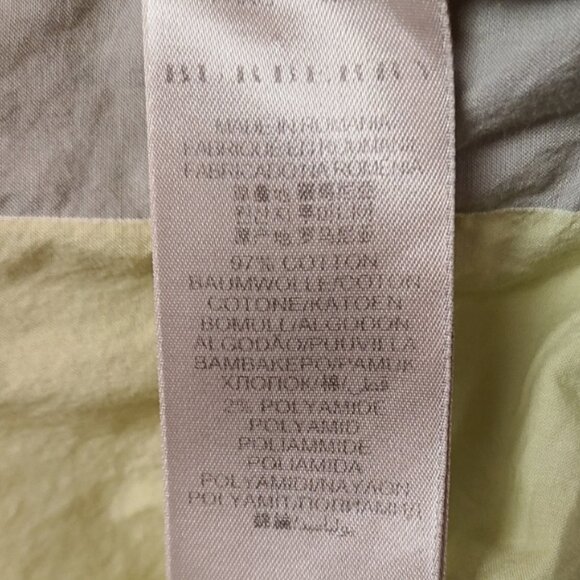 BURBERRY BRIT EXPLODED NOVA CHECK POPOVER SHIRT TUNIC TOP PLAID COTTON sz XS - Picture 9 of 10